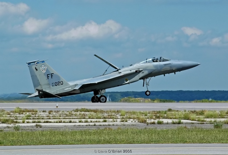 F-15 demo lands after practice
