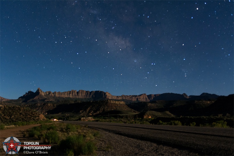 looking back into Springdale, Milky Way
Zion National Park 4-29-15
