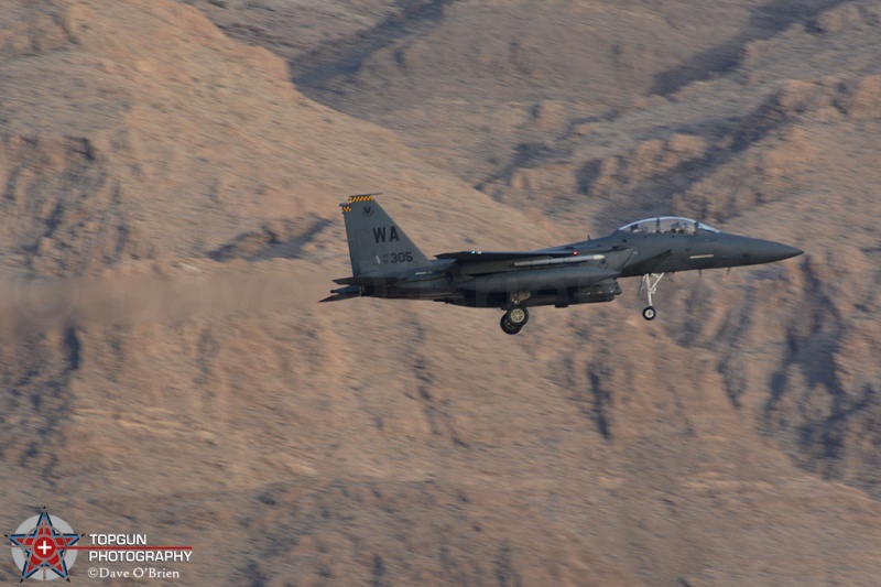 F-15E Strike Eagle of the 57th WG landing
Nellis AFB, NV 4-29-15
