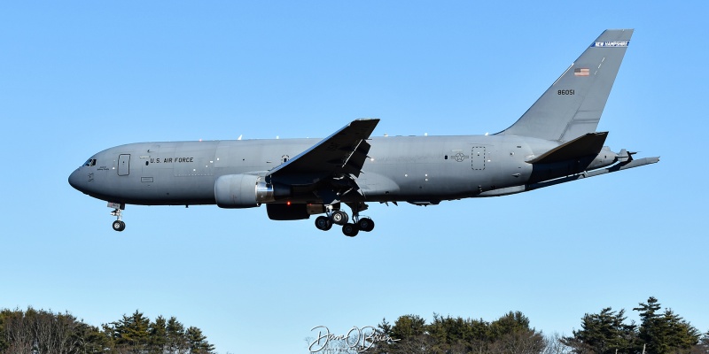 PACK82
18-46051 / KC-46A	
157th ARW / Pease ANGB
2/3/24
Keywords: Military Aviation, KPSM, Pease, Portsmouth Airport, KC-46A Pegasus, 157th ARW