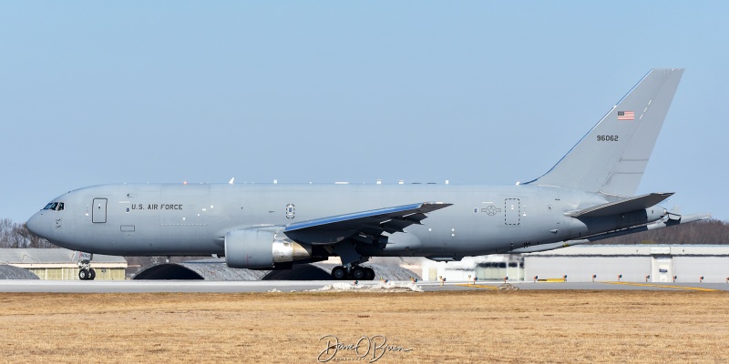 WINK33
19-46062 / KC-46A	
77th ARS / Seymour Johnson AFB
2/10/24
Keywords: Military Aviation, KPSM, Pease, Portsmouth Airport, KC-46A Pegasus, 77th ARS