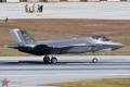 Landing the new F-35 and heading to the guard ramp