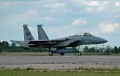 F-15A from Otis comes in for static display