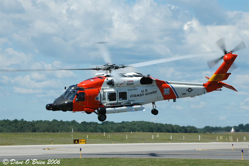 USCG28
MH-60T / 6028	
Cape Cod / Otis USCG

3/3/06
Keywords: Military Aviation, KPSM, Pease, Portsmouth Airport, MH-60, USCG, Cape Cod