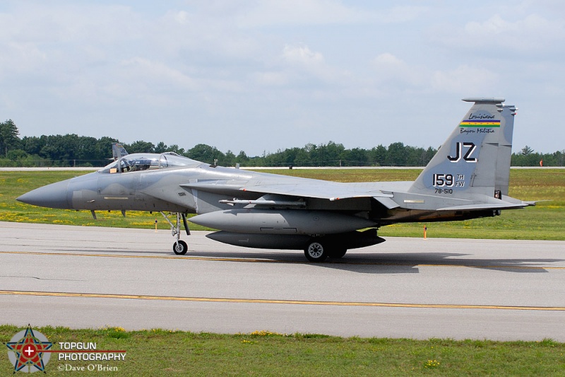 CAFE Flight 46
F-15C / 78-0510
122nd FS / NAS New Orleans JRB
6/30/08
