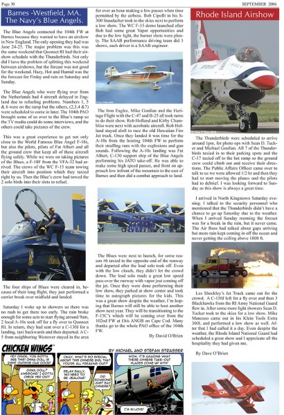 Atlantic Flyer September Issue
2006 Barnes and Quonset write ups
