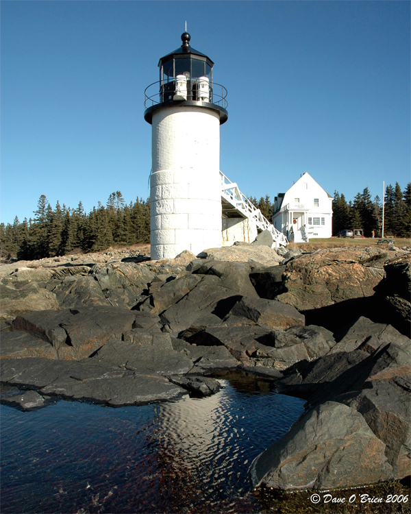 Marshall Point Lighthouse reflection-Maine
