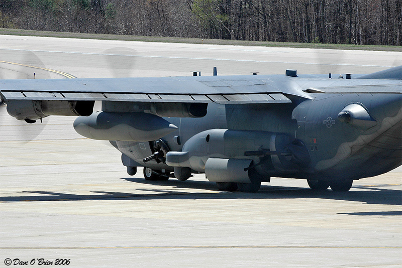 REACH1001 Holding short RW16
AC-130U / 90-0164	
4th SOS / Hurlbert Field

4/24/06
Keywords: Military Aviation, KPSM, Pease, Portsmouth Airport, AC-130U, 4th SOS