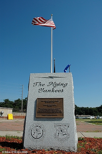 The Flying Yankees plaque
