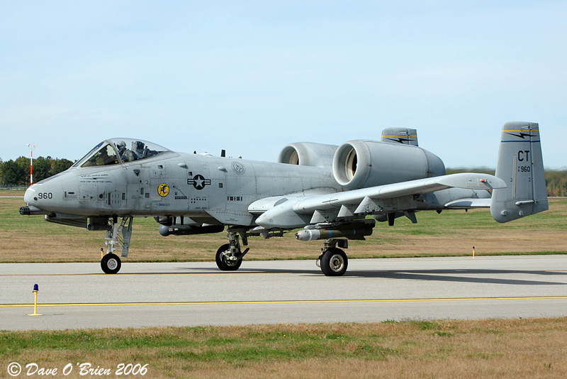 YANKEE32
A-10A / 81-0960	
103rd FW / Bradley ANGB
10/08/06 
