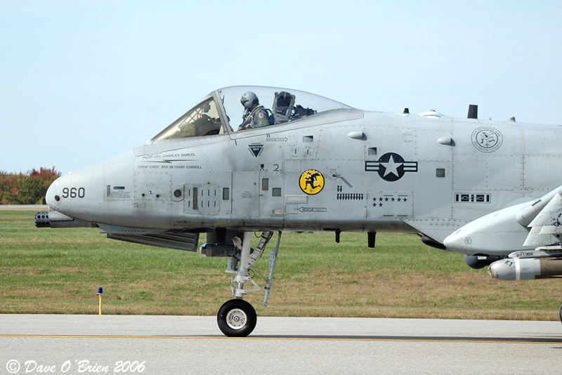 YANKEE32
A-10A / 81-0960	
103rd FW / Bradley ANGB
10/08/06 
