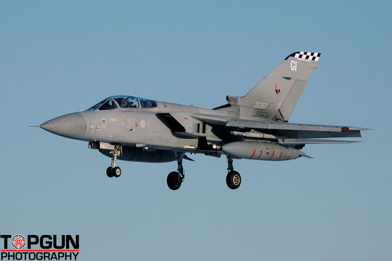 43rd Squadron arriving at KPSM
ASCOT429	
Tornado F3 / ZE257
111th Squadron / RAF Leuchars
2/23/07 
