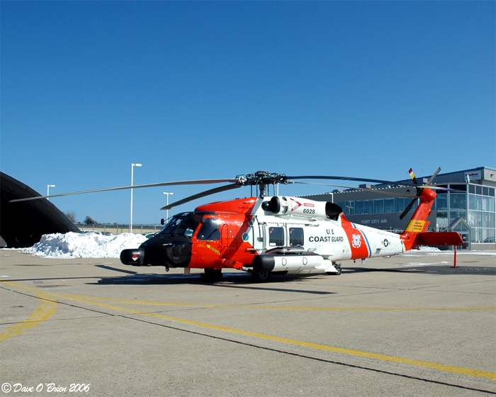 USCG Jayhawk from Cape Cod MA
6028 / MH-60T
3/3/06
Keywords: Military Aviation, KPSM, Pease, Portsmouth Airport, USCG MH-60