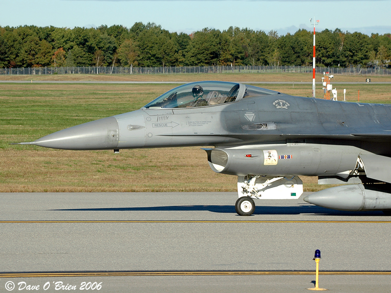 Morning launch RW34
F-16C / 83-1165	
134th FS / Burlington, Vt
10/08/06
