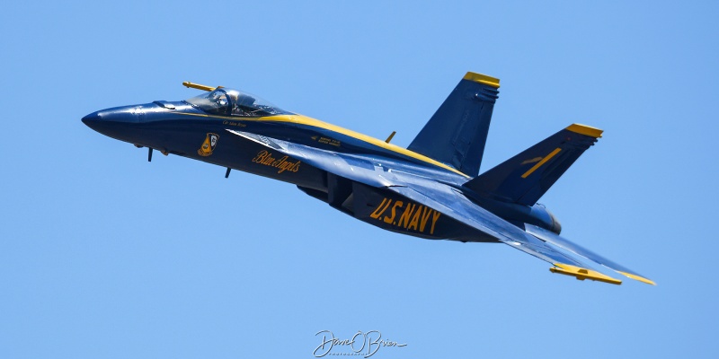 BLUE ANGEL Boss
165664 / F/A-18E	
Blue Angels / NAS Pensacola, FL
9/4/25
Keywords: Military Aviation, KPSM, Pease, Portsmouth Air Show 2025, Blue Angels, F/A-18E