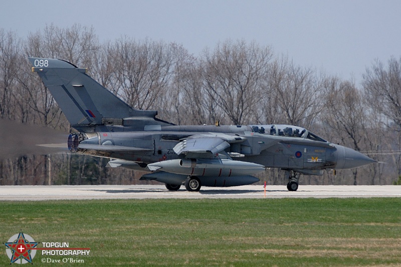 Departing Tornado
Tornado GR-4 / ZD788	
2sq / RAF Lossiemouth 
5/1/08
Keywords: Military Aviation, KPSM, Pease, Portsmouth Airport, RAF, Tornado GR-4