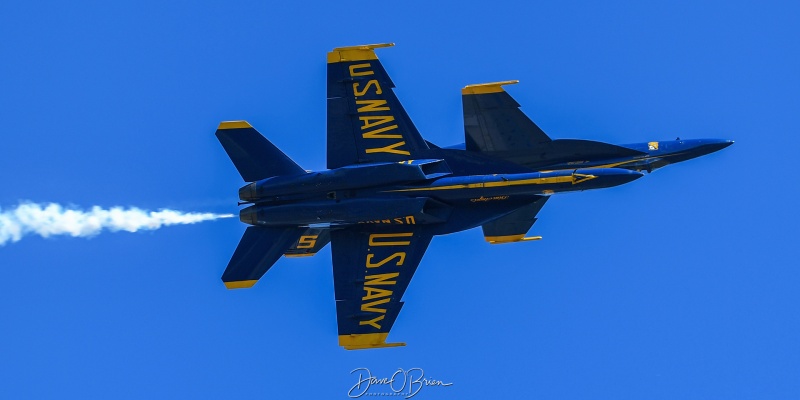 BLUE ANGEL 5 
165538 / F/A-18E	
Blue Angels / NAS Pensacola, FL
9/4/25
Keywords: Military Aviation, KPSM, Pease, Portsmouth Air Show 2025, Blue Angels, F/A-18E