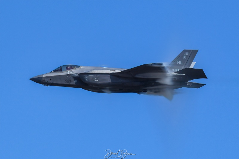Major Melanie "MACH" Kluesner, F-35A Demo pilot
17-5239 / F-35A	
421st FS / Hill AFB, UT
5/9/25
Keywords: Military Aviation, KPSM, Pease, Portsmouth Air Show 2025, F-35A Demo, 421st FS