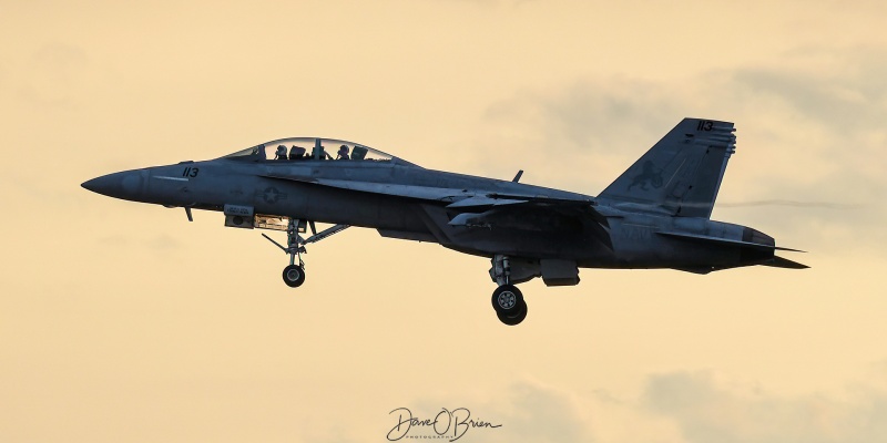 GYPSY99 arriving for static display
166886 / F/A-18F	
VFA-32 / NAS Oceana, VA
9/5/25
Keywords: Military Aviation, KPSM, Pease, Portsmouth Air Show 2025, VFA-32, F/A-18F