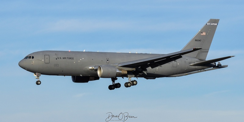 REACH467
KC-46A / 18-46047	
157th ARW / Pease ANGB
3/24/23
Keywords: Military Aviation, KPSM, Pease, Portsmouth Airport, KC-46A Pegasus, 157th ARW