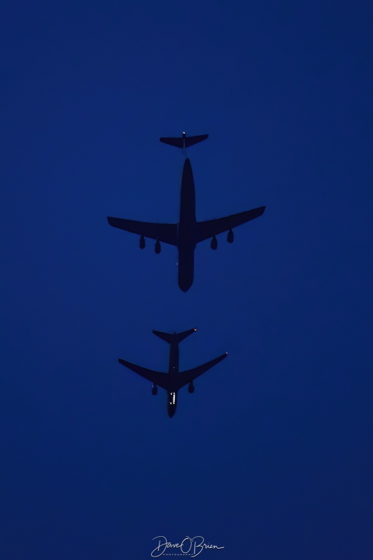 Refueling in 631, RODD99 receiving from PACK41 over KCON
KC-46A / 16-46019	
157th ARW / Pease ANGB

RODD99	
C-5M / 87-0041	
337th AS / Westover ARB
4/20/23
Keywords: Military Aviation, KCON, Concord Airport, KC-46A, C-5M, Air to Air refueling