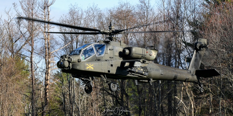 Army Apache landing at Dover HS for JRROTC
AH-64D / 10-05624	
1-14rh AVN / Ft Drum
4/20/23 
Keywords: Military Aviation, Army, AH-64D Apache, JRROTC Dover HS