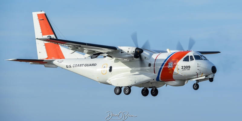 CG2309
CN-35 / 2309	
Cape Cod / Otis USCGS
6/27/23
Keywords: Military Aviation, KPSM, Pease, Portsmouth Airport, USCG, Ocean Sentry, CN-35