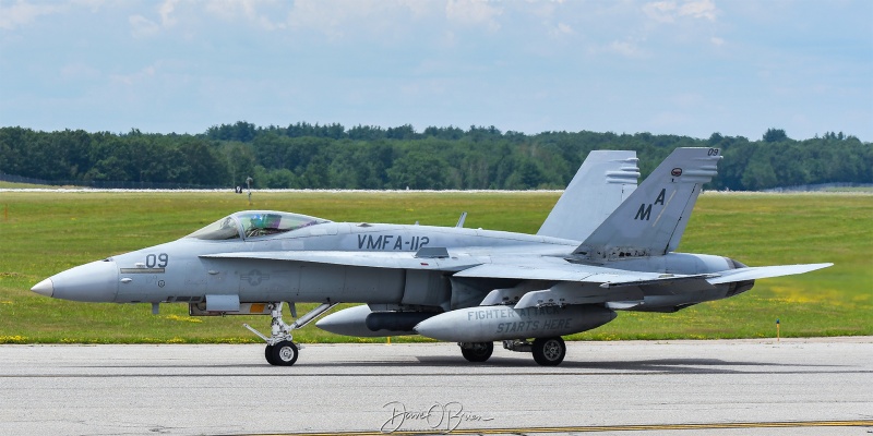 COWBOY13
165212 / FA-18C	
VMFA-112 / NAS JRB Fort Worth, TX
7/2/25
Keywords: Military Aviation, KPSM, Pease, Portsmouth Airport, F/A-18C, VMFA-112