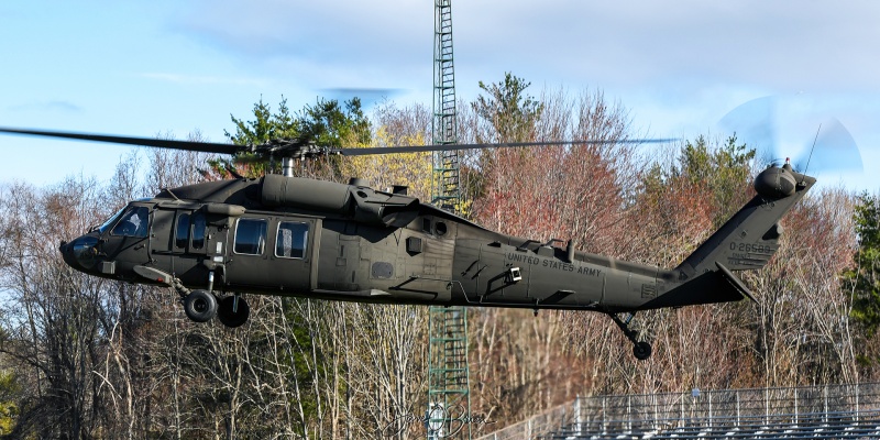 Army Blackhawk landing at Dover HS for JRROTC
UH-60L / 94-26589	
3-10th AVN / Ft Drum
4/20/23 
Keywords: Military Aviation, Army, UH-60L Blackhawk, JRROTC