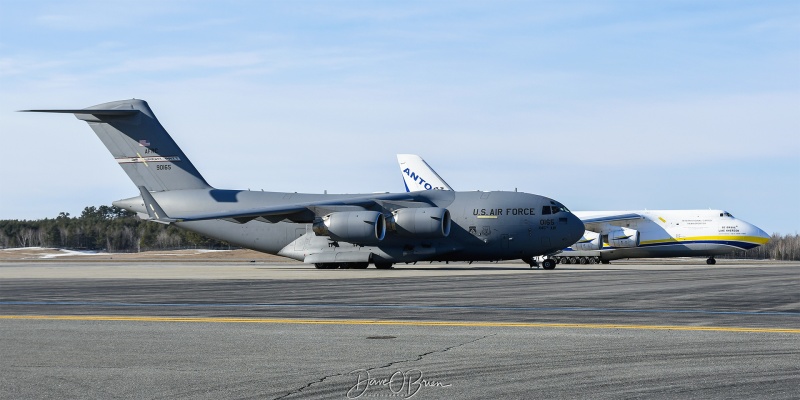 RHINO90 sitting on the ramp at Banjor
C-17A / 99-0165	
89th AS / Wright-Patt
3/25/23
Keywords: Military Aviation, KPSM, Pease, Portsmouth Airport, C-17, 89th AS
