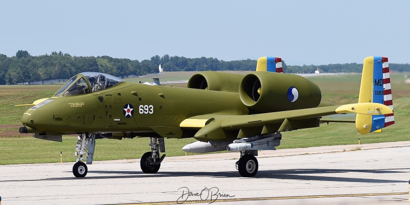 WARDOG01, special painted MD ANG A-10
A-10C / 78-0693	
175th FW/104FS - Warfield ANGB
8/15/21
Keywords: Military Aviation, PSM, Pease, Portsmouth Airport, A-10C, MD ANG, Warthog, 104th FS