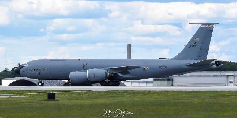 ADVICE54
KC-135R / 59-1463	
173rd ARS / Lincoln ANGB
8/1/23
Keywords: Military Aviation, KPSM, Pease, Portsmouth Airport, KC-135R, 173rd ARS