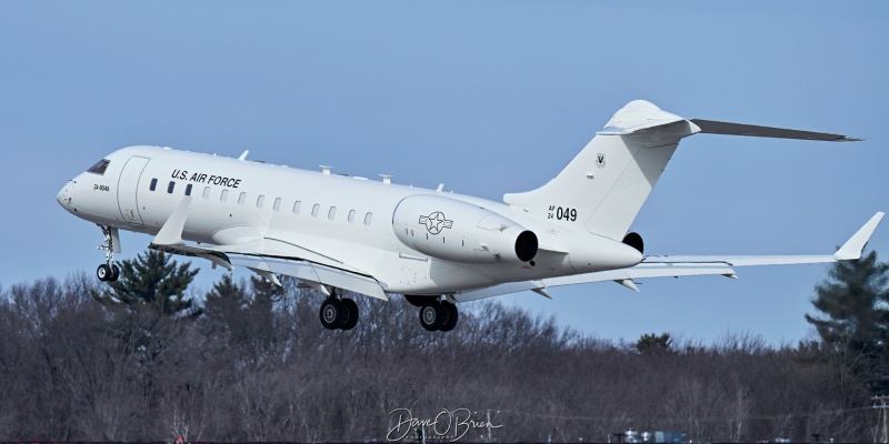 BACON65
24-9049 / E-11A	
472nd CES / Robins AFB, GA
3/18/26
Keywords: Military Aviation, KPSM, Pease, Portsmouth Airport, Jets, E-11A, 472nd CES