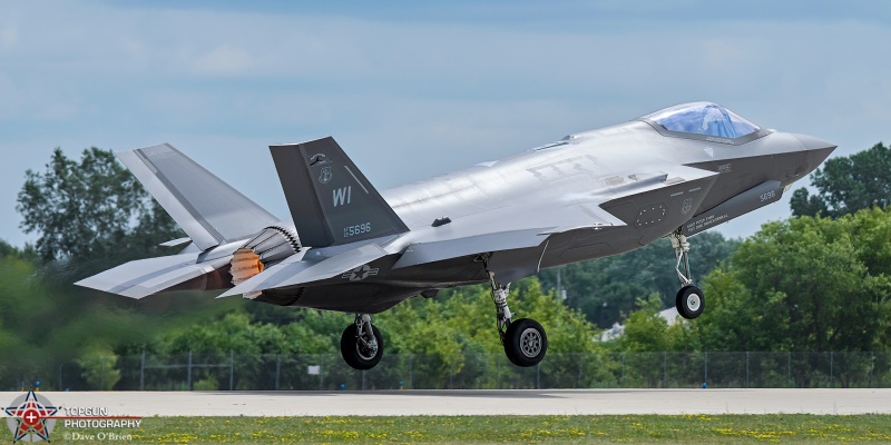 BADGER12
22-5696 / F-35A	
115th FW	/ Truax Field ANGB, WI
7/21/26
Keywords: Military Aviation, KOSH, Oshkosh, EAA Air Adventure, Air Show, F-35A, 115th FW