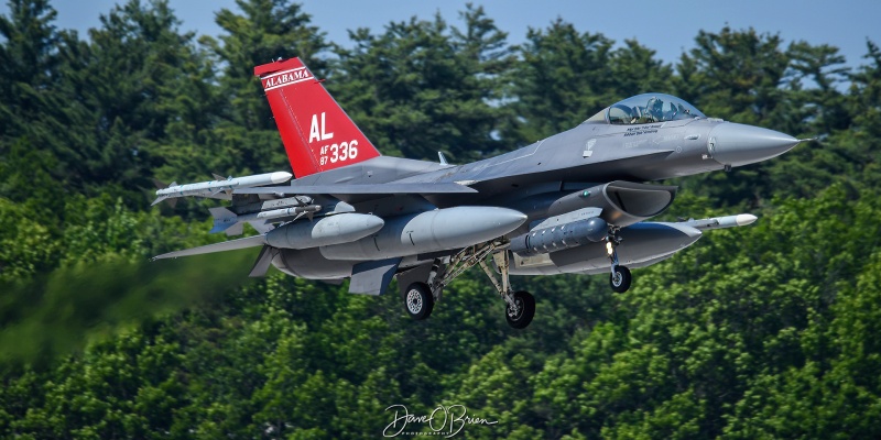 BANG21
F-16C / 87-0336	
120th FS / Buckley AFB
6/1/23
Keywords: Military Aviation, KPSM, Pease, Portsmouth Airport, F-16, 120th FS, Air Defender 2023
