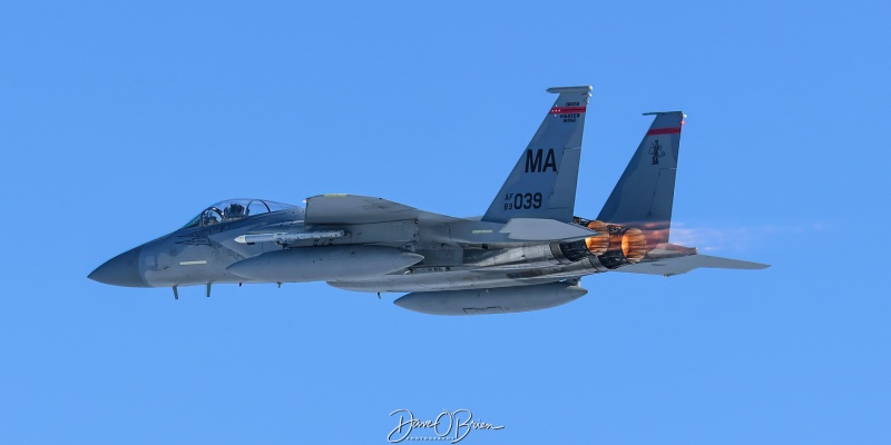 BEAR02
F-15C / 83-0039	
104th FW / Barnes ANGB
1/17/24
Keywords: Military Aviation, KBAF, Barnes ANGB, Westfield Airport, F-15C, 104th FW