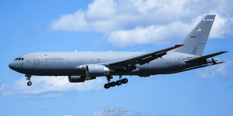 BLUE16
KC-46A / 16-46013	
157th ARW / Pease ANGB
8/11/23
Keywords: Military Aviation, KPSM, Pease, Portsmouth Airport, KC-46A Pegasus, 157th ARW