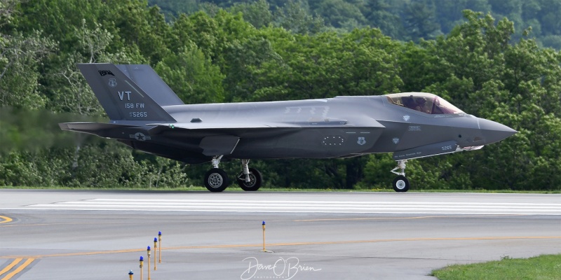 THUMPER32
F-35A / 17-2565	
158th FW / Burlington VT
KBTV - 6/25/21

