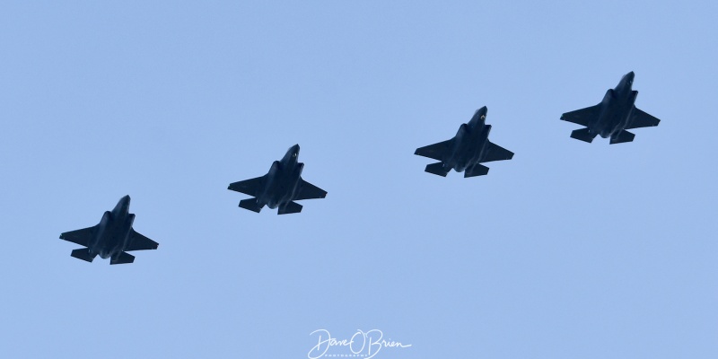 SNIPER11 flight of 4 returns
158th FW / Burlington VT
KBTV - 6/25/21
Keywords: Military Aviation, KBTV, Burlington Airport, Jets, F-35A, 158th FW