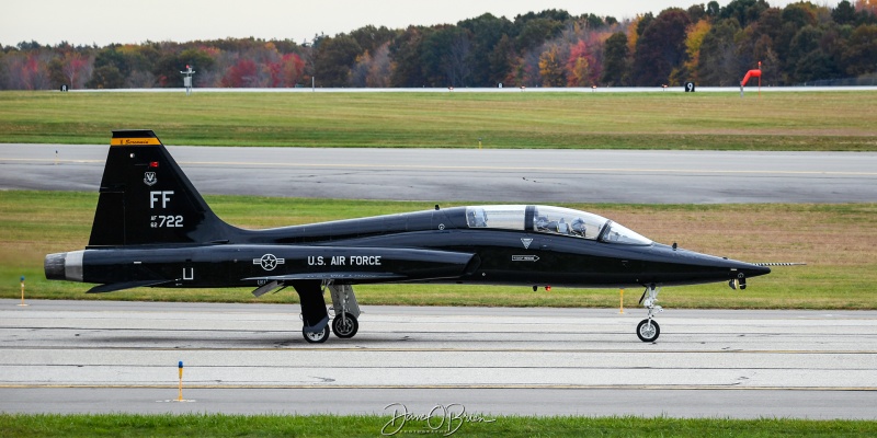 BUNYAP01
62-3722 / T-38	
7th FTS / Langley AFB
10/24/23
Keywords: Military Aviation, KPSM, Pease, Portsmouth Airport, Jets, T-38,