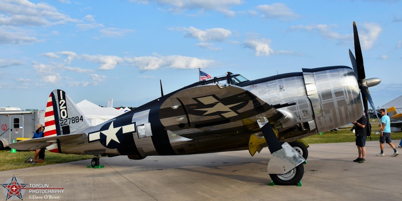 Bonnie  
P-47D / N4747D
7/24/26
Keywords: KOSH, Oshkosh, EAA Air Adventure, Air Show, P-47D, Thunderbolt, Warbirds