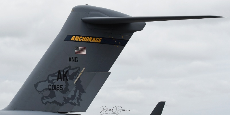 REACH396 cool tail art
C-17A / 00-0185	
144th AS / JB Elmendorf-Richardson
10/4/21
Keywords: Military Aviation, PSM, Pease, Portsmouth Airport, C-17A, 144th AS