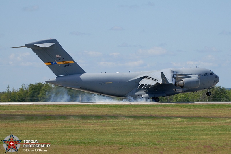 REACH351
C-17A / 02-1099	
437th AW / Charleston
9/4/08
Keywords: Military Aviation, KPSM, Pease, Portsmouth Airport, C-17, 437th AW