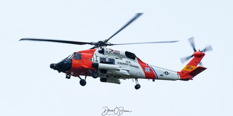 USCG6023
MH-60T / 6023	
Cape Cod / Otis USCGS
7/9/23
Keywords: Military Aviation, KPSM, Pease, Portsmouth Airport, USCG, MH-60T Jayhawk