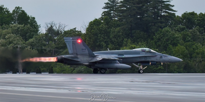 CANFORCE501
CF-18 / 188045	
425sq / Baggotville, QC
6/2/23
Keywords: Military Aviation, KPSM, Pease, Portsmouth Airport, CF-18, 425sq