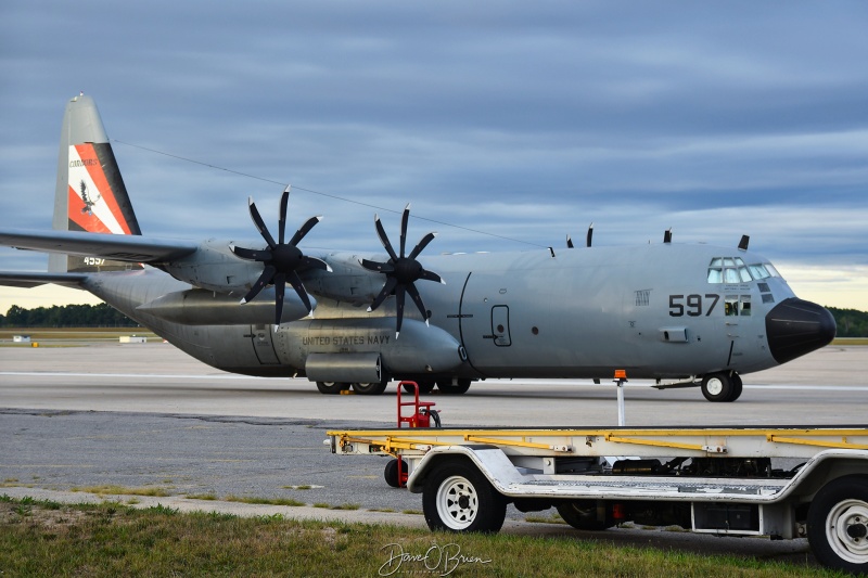 CONVOY3759, wish I caught this flying in. 
164597 / C-130T	
VR-64 / JB McGuire–Dix–Lakehurst, NJ
9/5/26
Keywords: Military Aviation, KPSM, Pease, Portsmouth Airport, US Navy, C-130T, VR-64