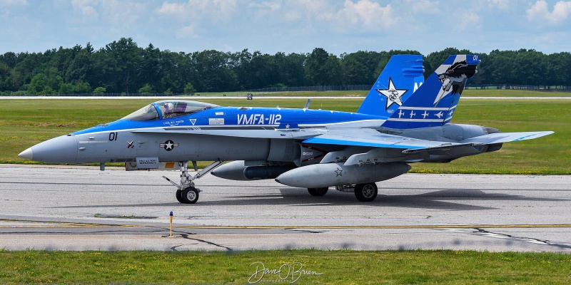 COWBOY15
165405 / FA-18C	
VMFA-112 / NAS JRB Fort Worth, TX
7/2/25
Keywords: Military Aviation, KPSM, Pease, Portsmouth Airport, F/A-18C, VMFA-112