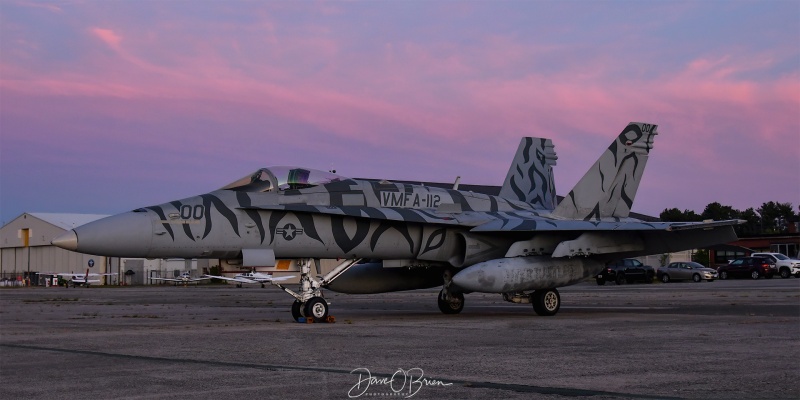 COWBOY21 
164873 / FA-18C	
VMFA-112 / NAS JRB Fort Worth, TX
8/22/25
Keywords: Military Aviation, KBED, Hanscom AFB, F/A-18C, VMFA-112