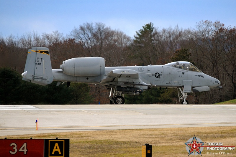 CT A-10 of the 103rd FW
A-10A / 78-0615	
103rd FW / Bradley ANGB

