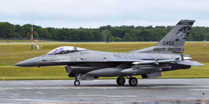CUBE31
F-16C / 88-0452	
175th FS / Sioux Falls, SD
6/4/23
Keywords: Military Aviation, KPSM, Pease, Portsmouth Airport, F-16, 175th FS